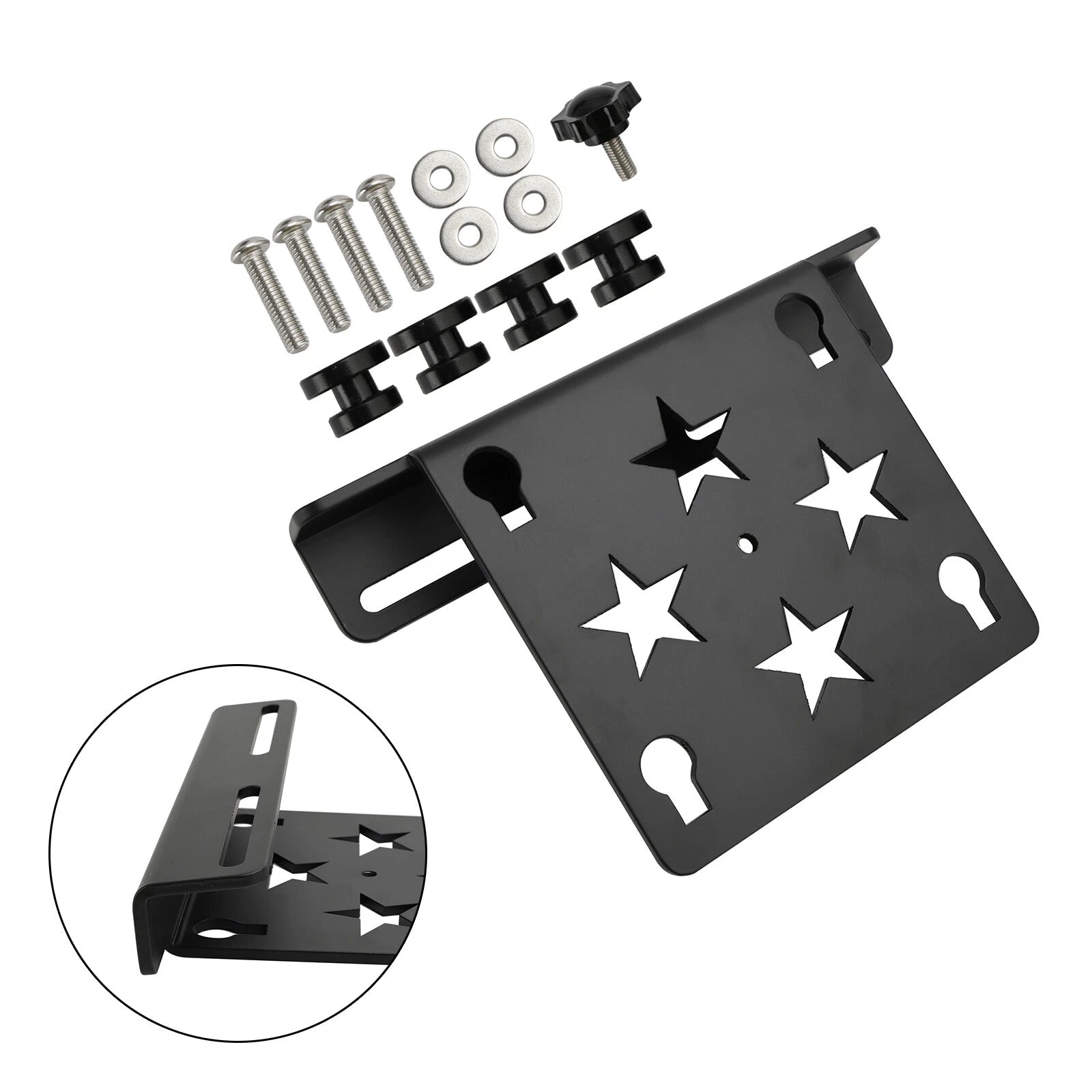 Saddlebag Bracket Quick Release Mounting Holder for Motorcycle (Universal)