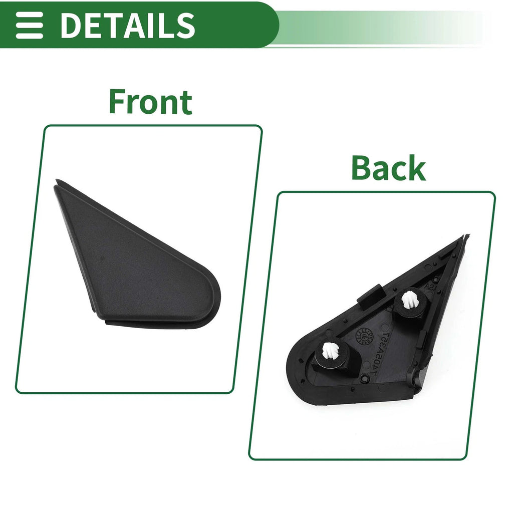 Front Right Pillar Corner Triangle Trim for Mitsubishi Lancer Evolution (2008–2015)