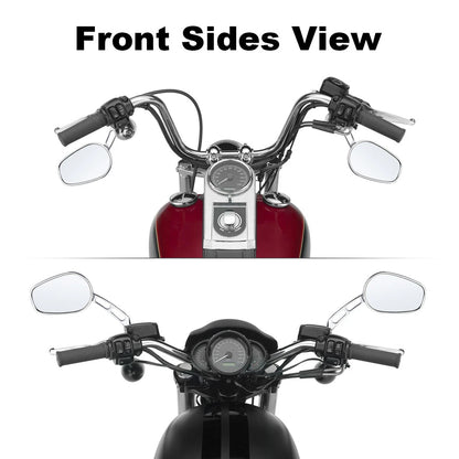 Chrome RearView Mirror for Harley Street Fat Bob Wide Glide Low Rider (2018–2023)