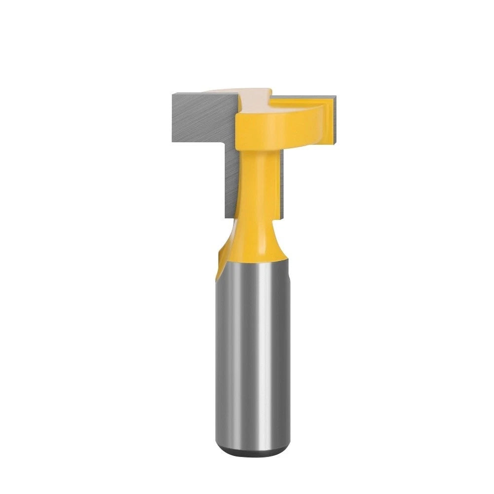8mm Yellow T Type Keyhole Bit for Framing Lockhole Tasks