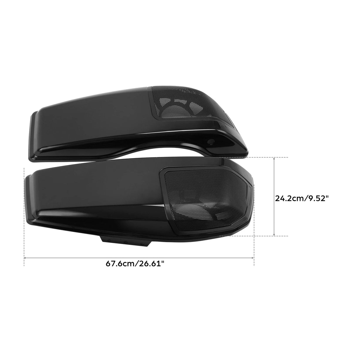 6x9" Hard Saddlebag Speaker Lids for Harley CVO Road Glide (2023–2025)