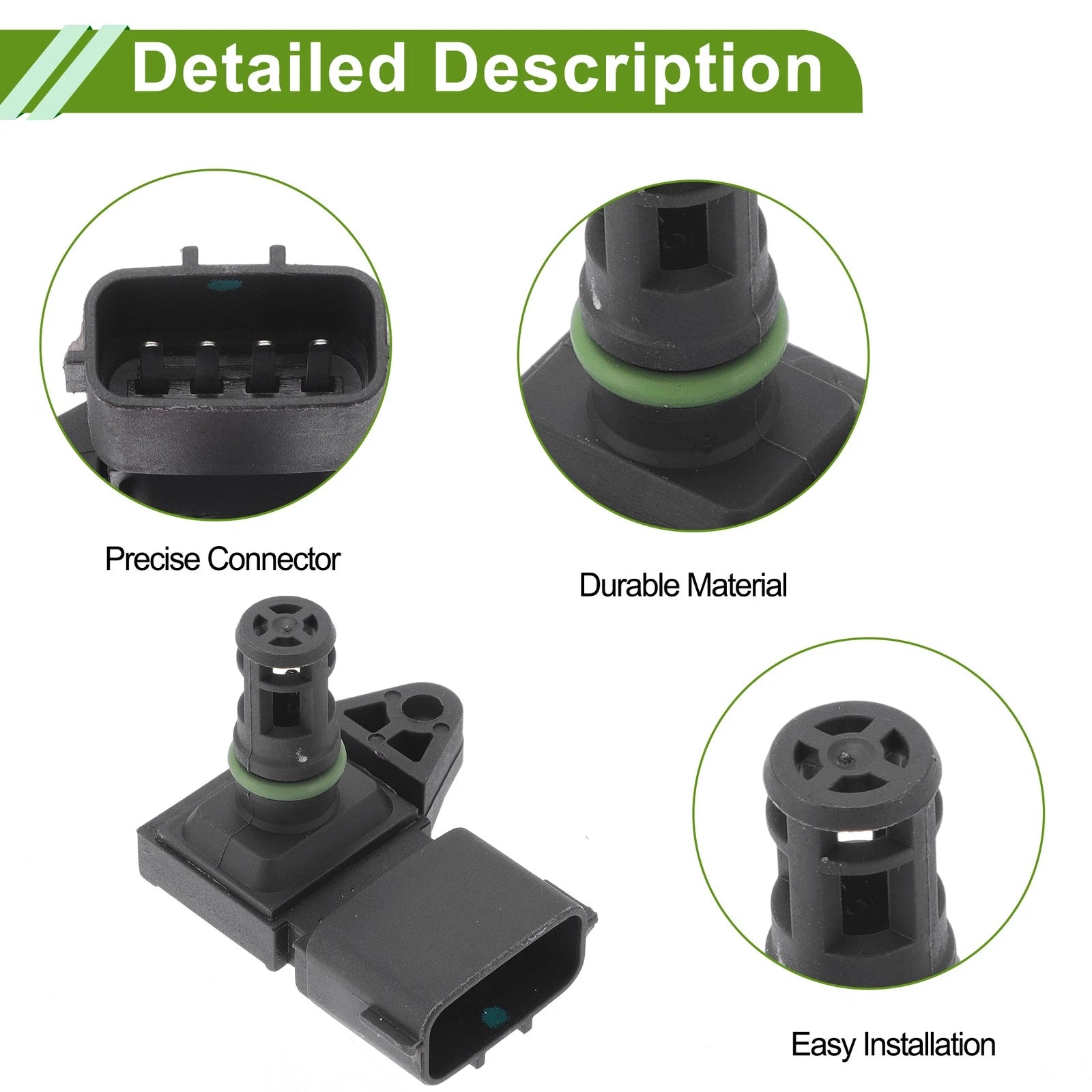 Manifold Absolute Pressure MAP Sensor OEM Replacement for Hyundai i10 (2007–2015)
