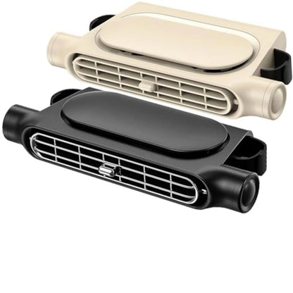 2 Piece Car Seat Cooling Fan with Type C Charging Port for