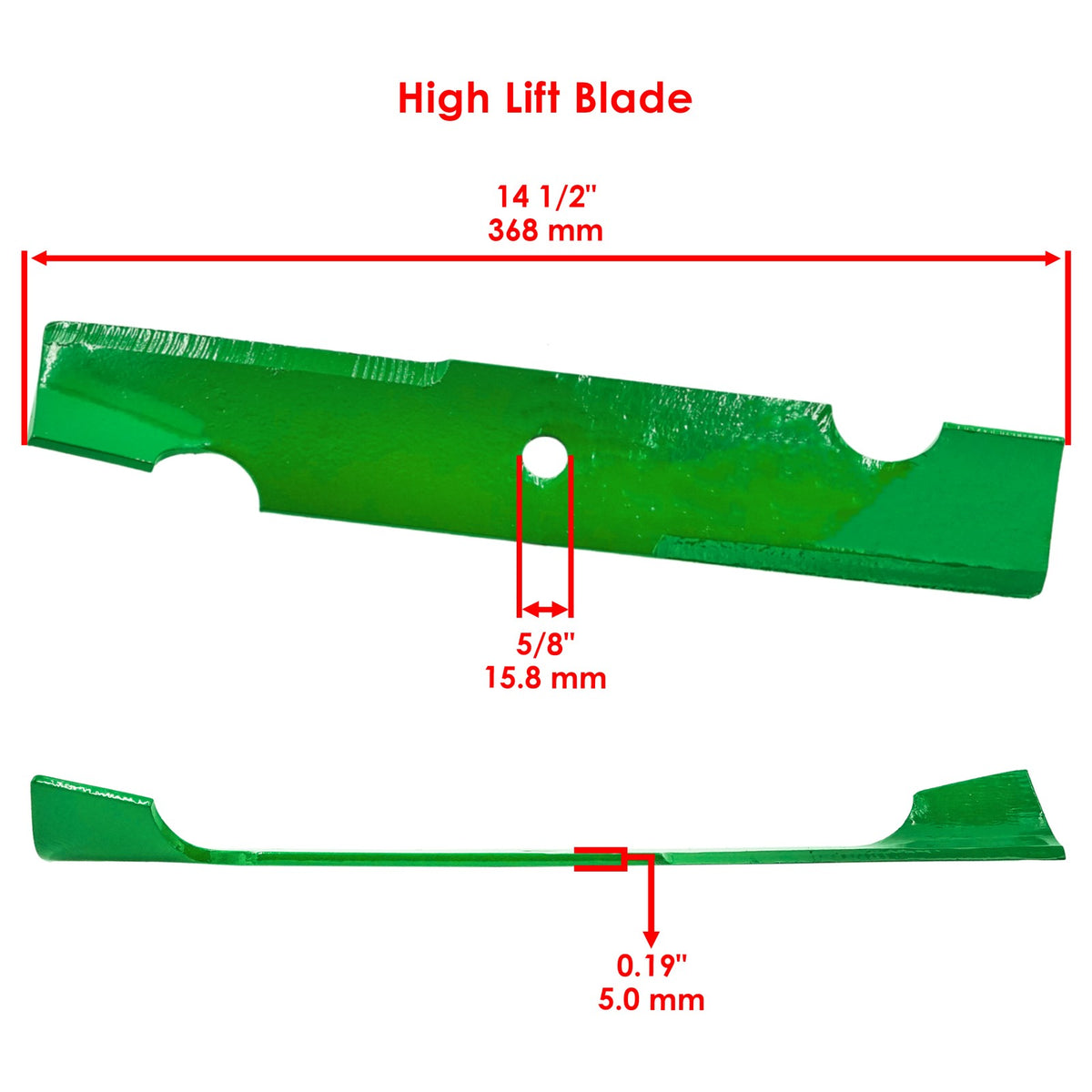 Deck Blade with Bolt Replacement for Dixie Chopper X2000 (2000–2010)