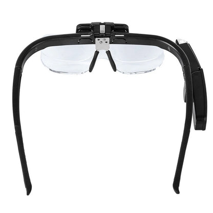 Rechargeable LED Magnifying Glass with Adjustable Lens for