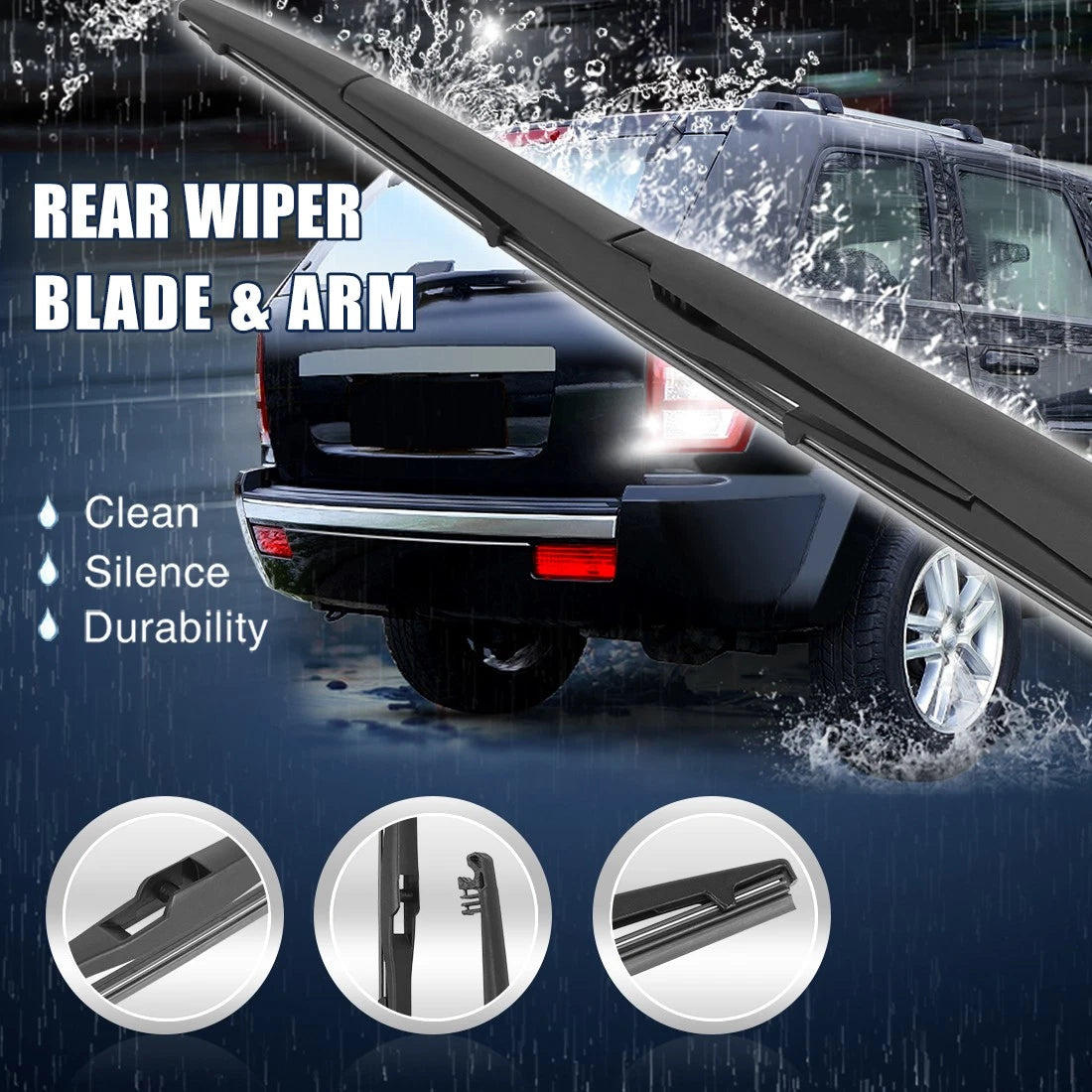 Rear Windshield Wiper Arm Set for Lexus RX450h (2009–2017) 16 Inch 405mm
