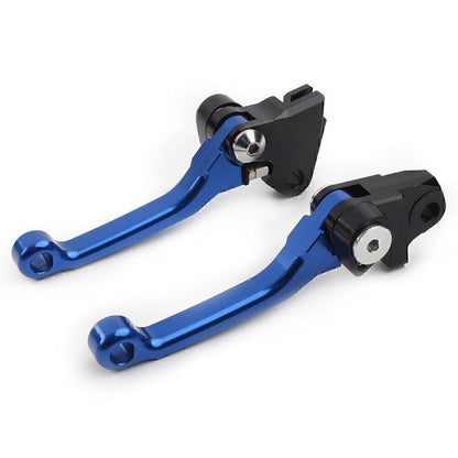 Pivot Brake Clutch Levers for Kawasaki KX250F KX450F (2004–2018) - Blue