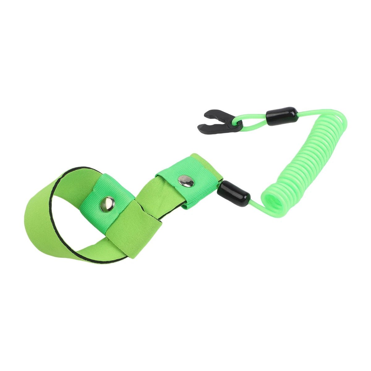 Safety Switch Lanyard for Marine Outboard Motors (Green Floating)