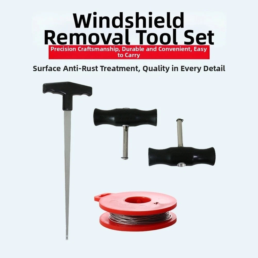4-Piece Auto Glass Tool Kit for Auto Glass Replacement