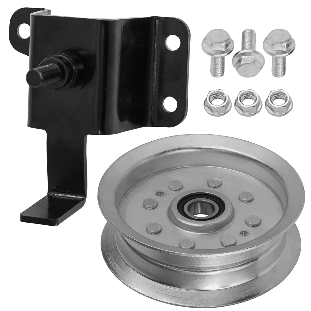 Deck Idler Bracket Repair Kit with Pulley for John Deere 102–135 (D120)