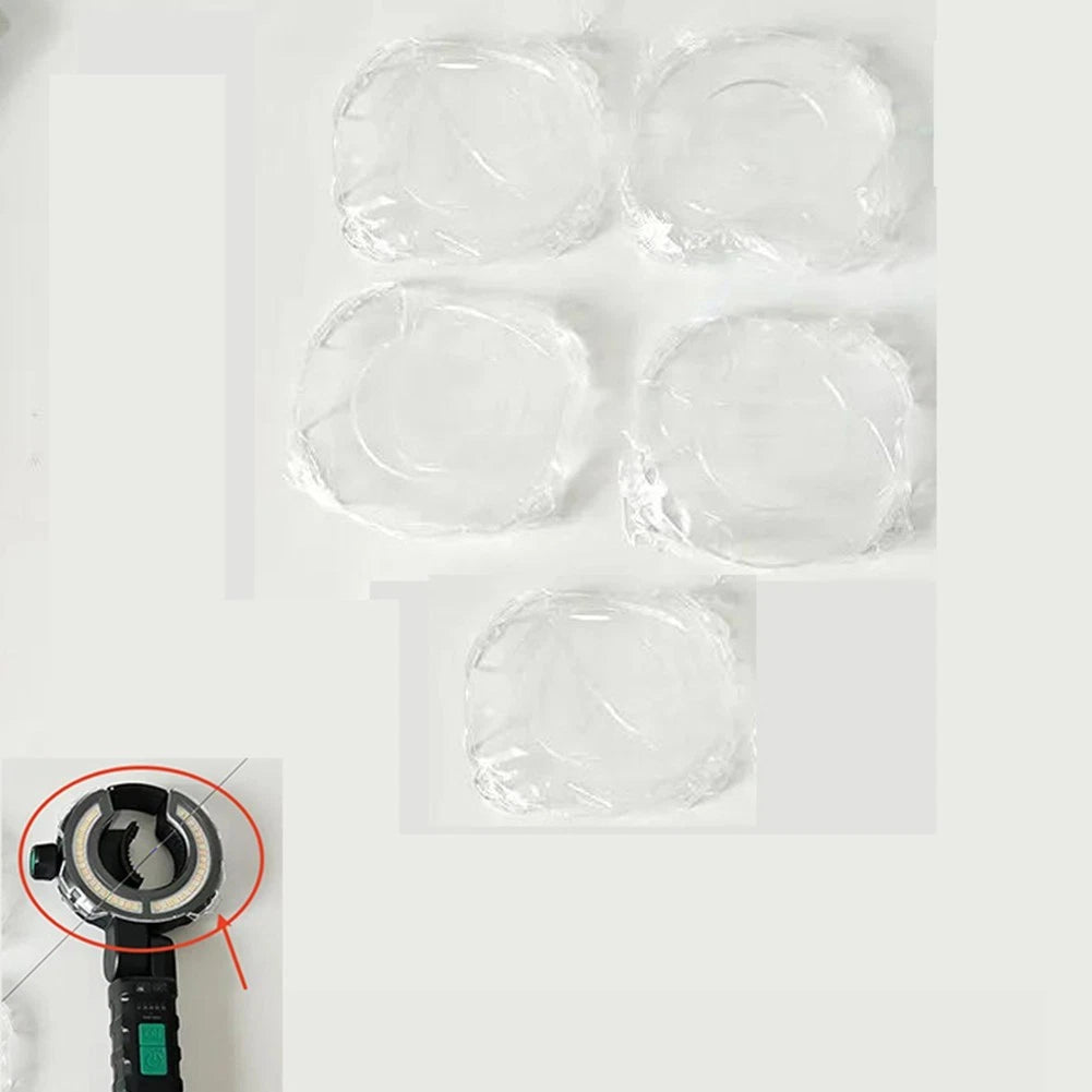 5PCS Car Paint Contrast Protective Plastic Cover for Spotlight Lamp Shade