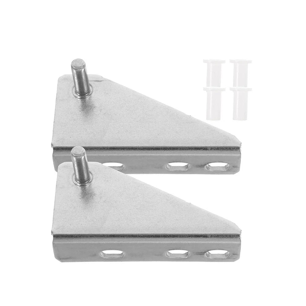 2X Stainless Steel Refrigerator Door Hinges for