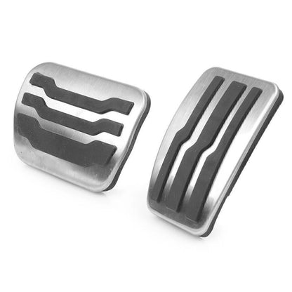 Chrome Automatic Throttle Brake Foot Pedals Set of 2 for Ford F-150 (2011)