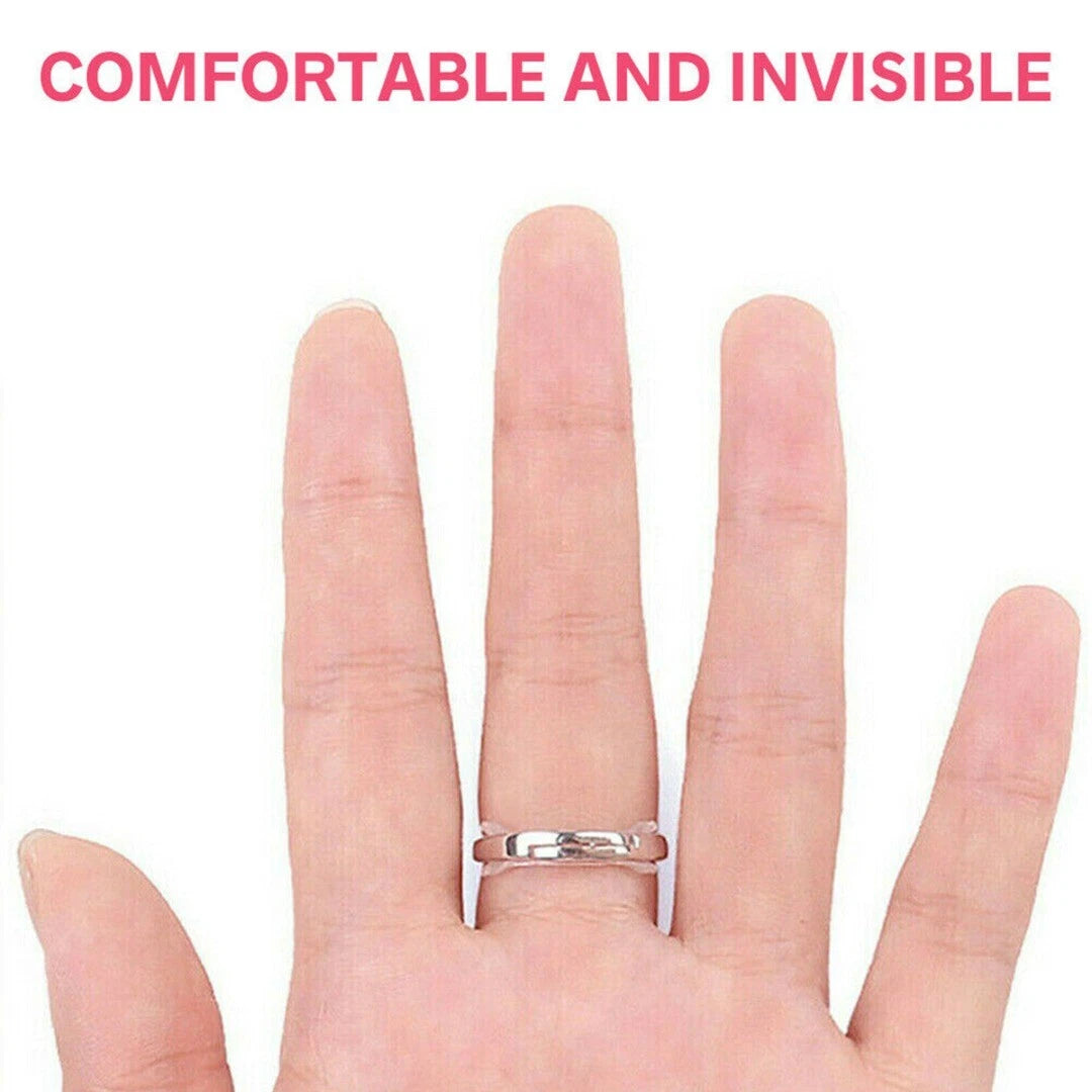 Set of 12 Invisible Ring Size Clip Guard Resizer Adjuster Tool