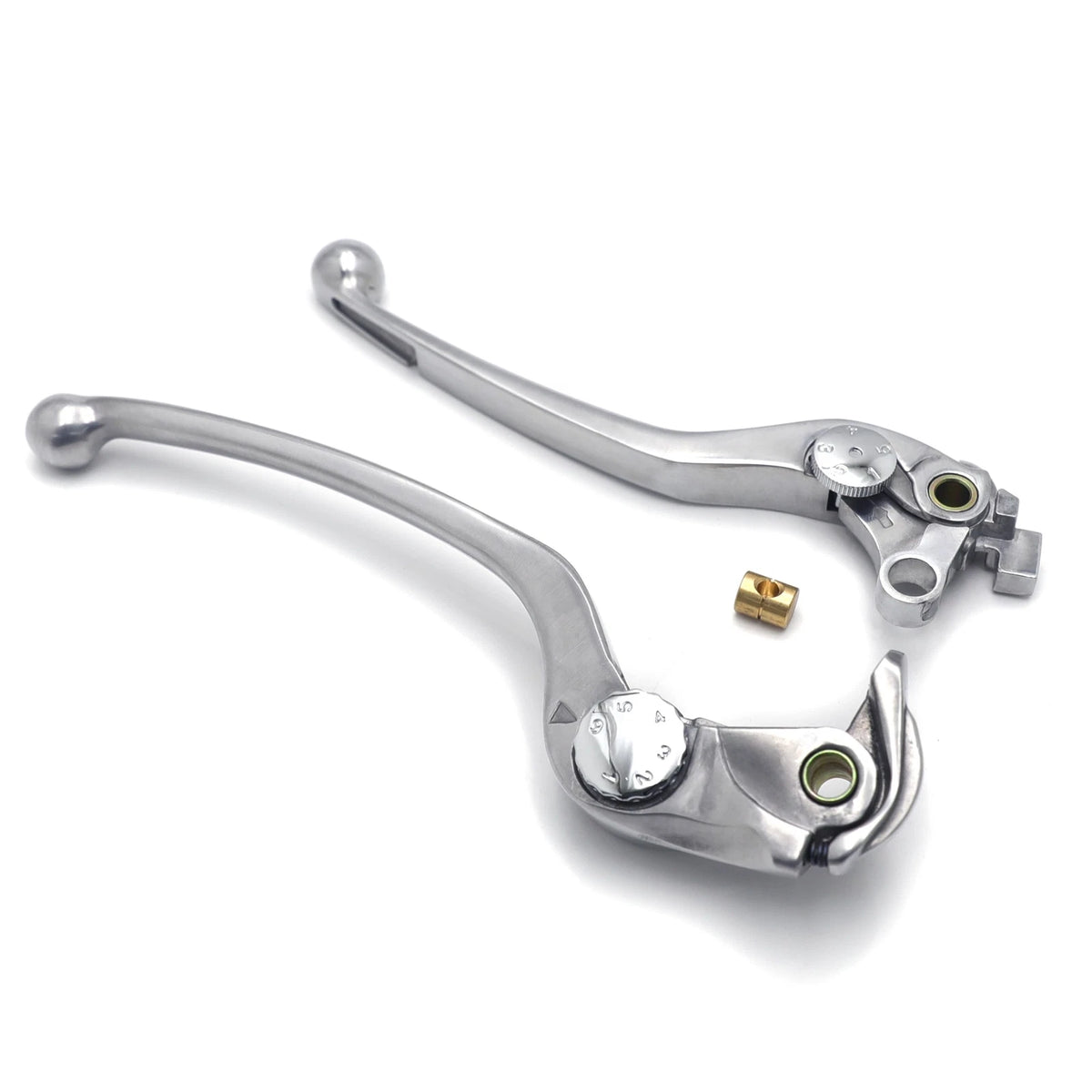 L/R Silver Brake Clutch Hand Lever for Suzuki GSX-R 1000 (2007–2008)