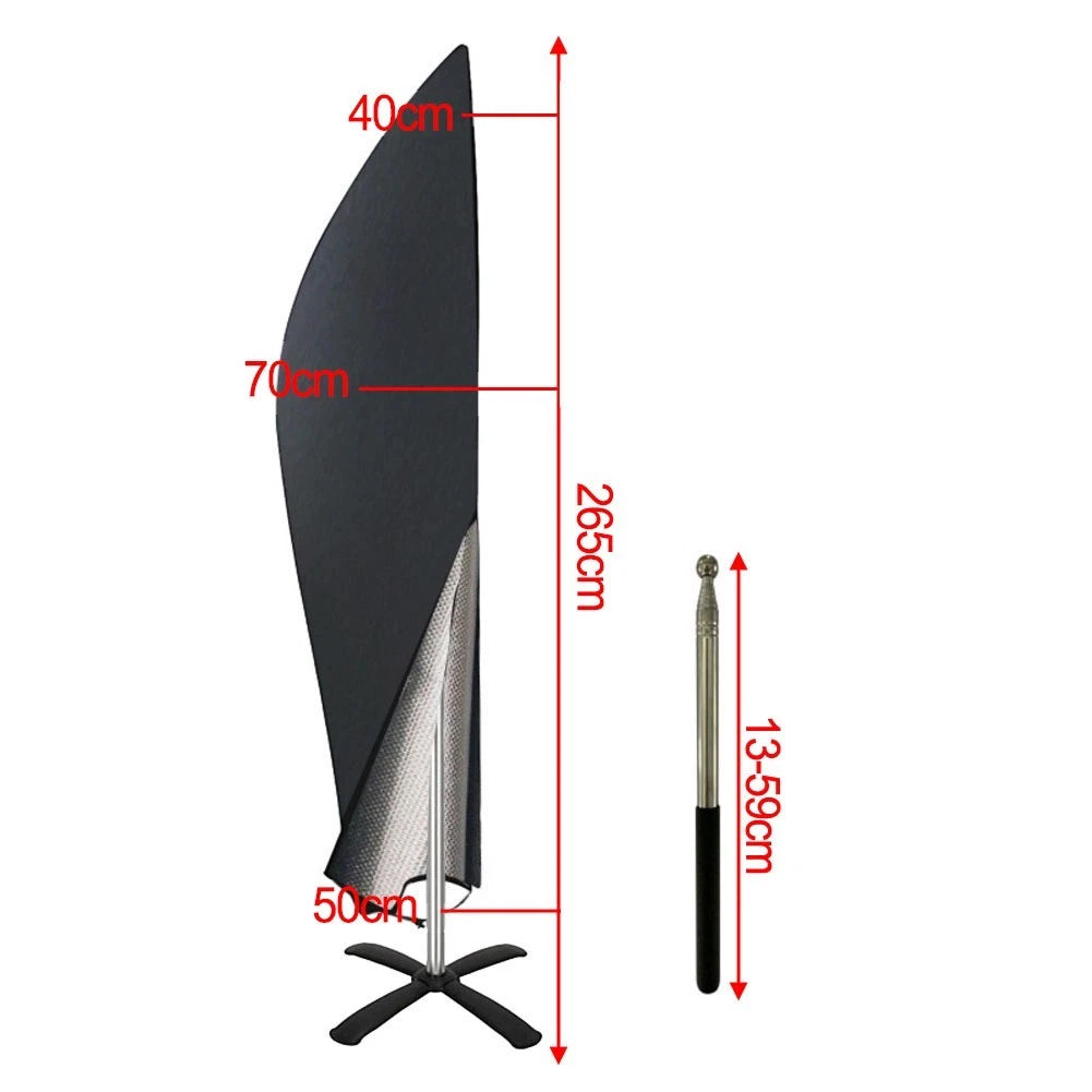Patio Umbrella Cover for Easy Handling and Storage