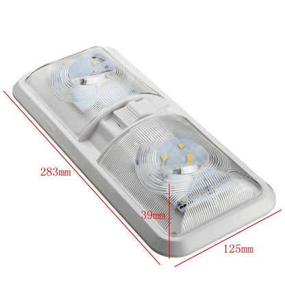 2X RV LED 12V Ceiling Dome Light for Camper Trailer Marine