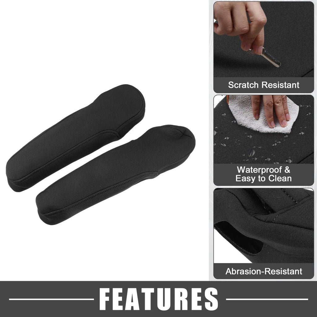 1 Pair Armrest Covers for Honda Odyssey (2012–2017) Black