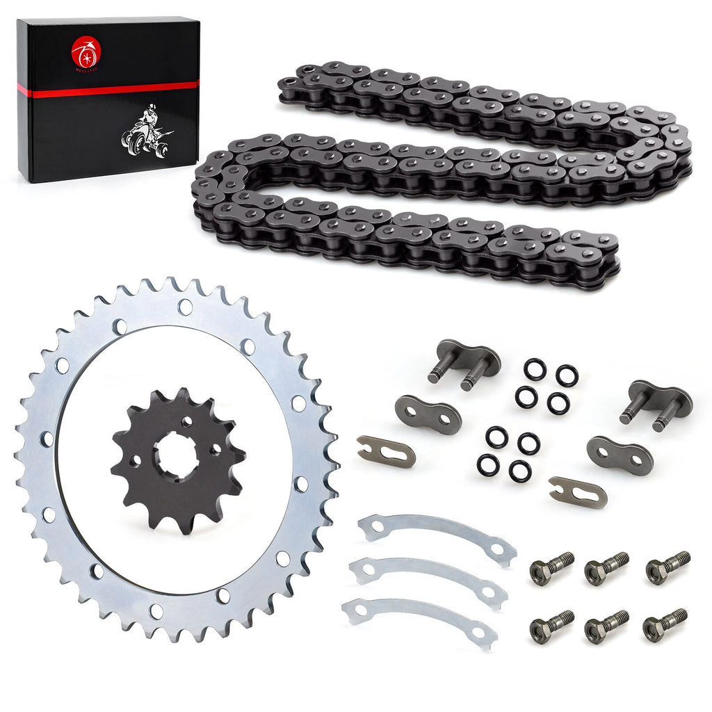 Front Rear Chain #520 98L Drive Sprocket Kit for Yamaha Warrior YFM350X (1989–2004)