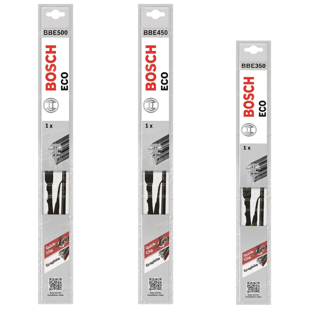 Bosch Wiper Blade Assembly Set for Holden Barina TK (2005–2011)