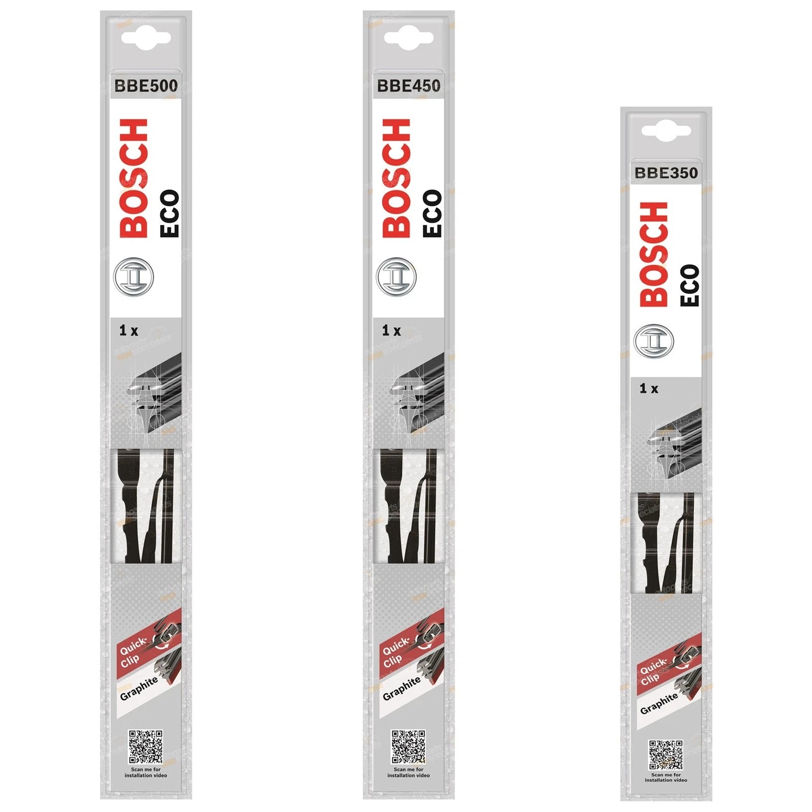 Bosch Wiper Blade Assembly Set for Holden Barina TK (2005–2011)