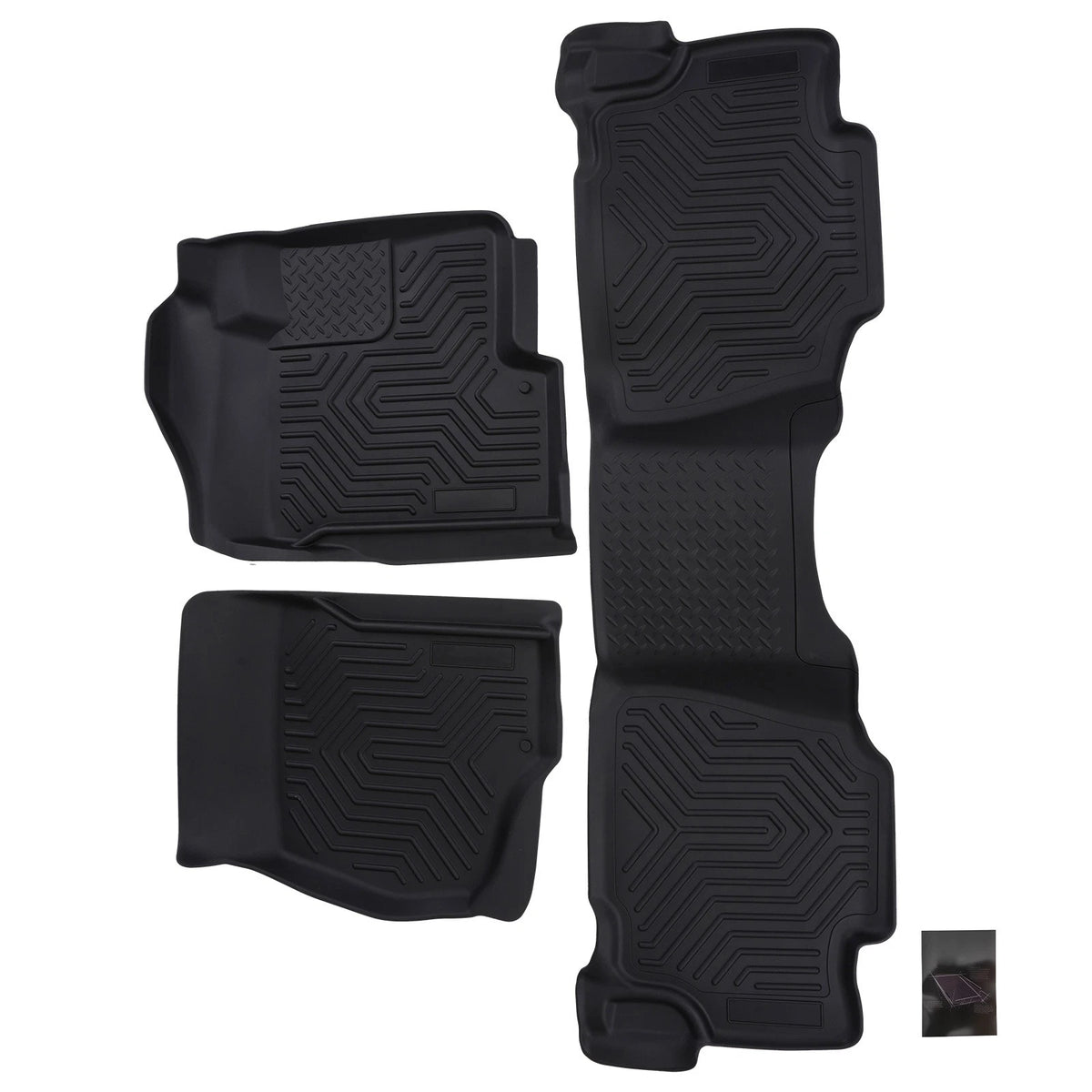 TPE Floor Mat for GMC Sierra 1500/3500 HD Crew Cab (2007–2014)