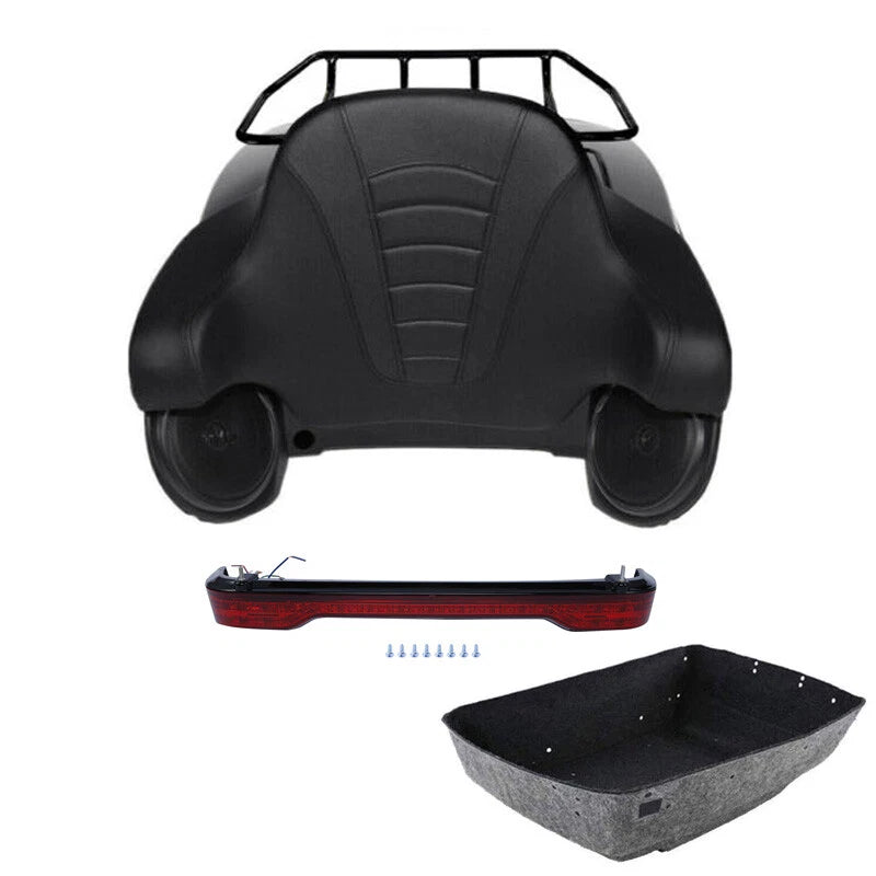 Trunk Rack Backrest Speakers Tail Light for Harley Touring FLHT (2014–2026)