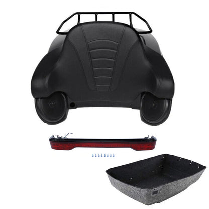 Trunk Rack Backrest Speakers Tail Light for Harley Touring FLHT (2014–2026)