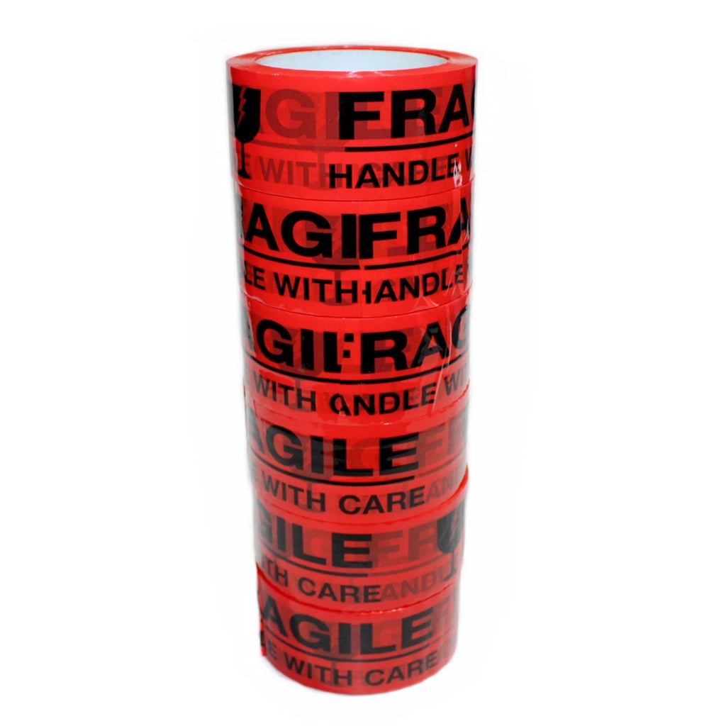 6 x Packing Tape 48mm 75M Transparent