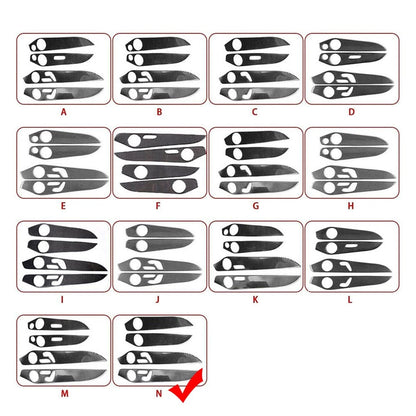 Interior Door Panel Cover Trim for Benz C Class W205 (2014–2021), GLC Class (2016–2021)