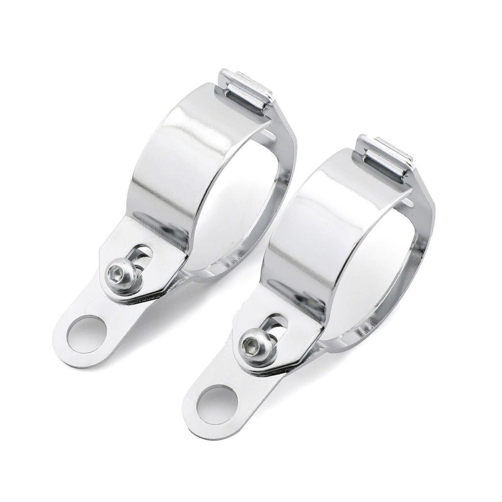Front Turn Signal Light Bracket Holder for MB (41-51mm, Chrome)