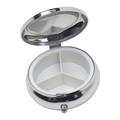 Practical Pill Box Tablet Case Container Holder Medicine Box Metal