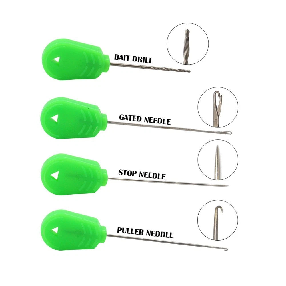 4 Piece Baiting Needle Set for Fishing Tackle
