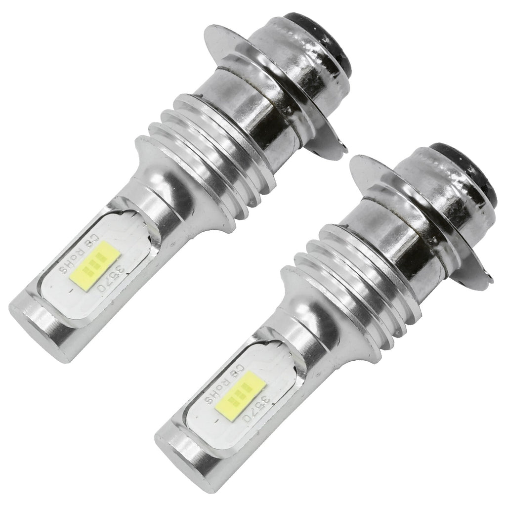 Caltric LED Headlight Bulbs Replacement for Yamaha Banshee 350 YFZ350 (1996–2006)