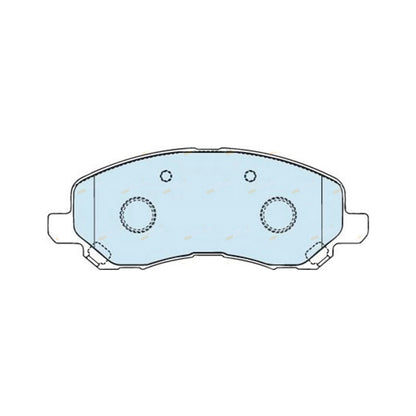 Set of 4 Bendix GCT Front Disc Brake Pads for Mitsubishi ASX (2010–2020)