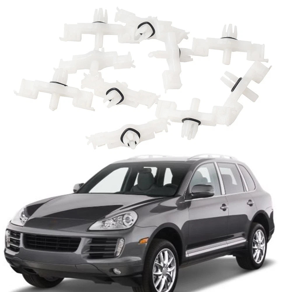 10x Door Sill Rail Scuff Plate Clips for Porsche Cayenne (2003–2006)