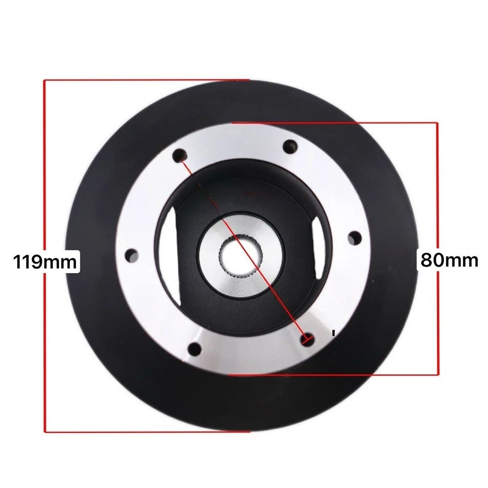 Aluminum Alloy Steering Hub Base Adapter for Subaru Impreza WRX (2008–2014)