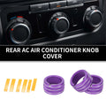 AC Heat Temp Climate Switch Knob Cover Rear for Dodge Durango (2011–2020)