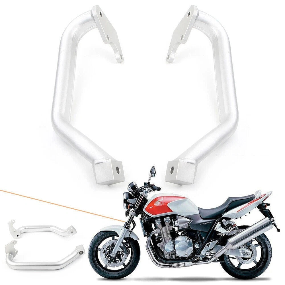Highway Engine Guard Crash Bar for Honda CB 1300 2003-2010 04 05 06 07 08 Silver