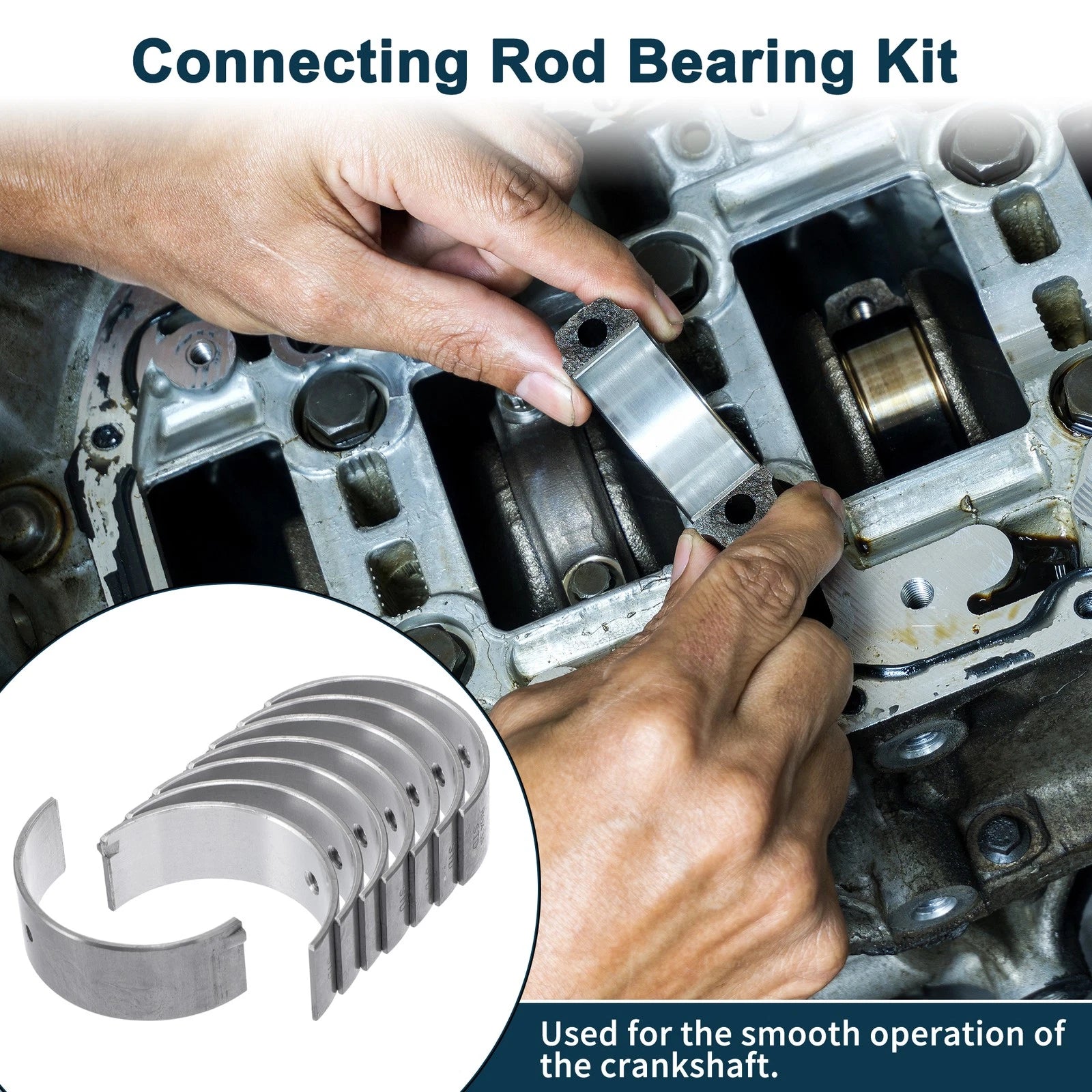 Connecting Rod Bearing Set Replacement for Toyota Corona (1990–1992)