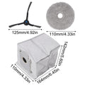 Mop Cloth Dust Bag and Side Brush Set for ECOVACS DEEBOOT MINI (N/A)