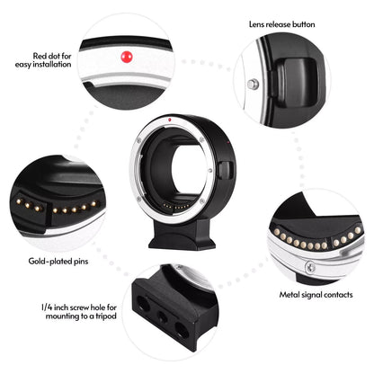 EF-EOS R Lens Mount Adapter Kit for Canon EOS R (2018–Present)