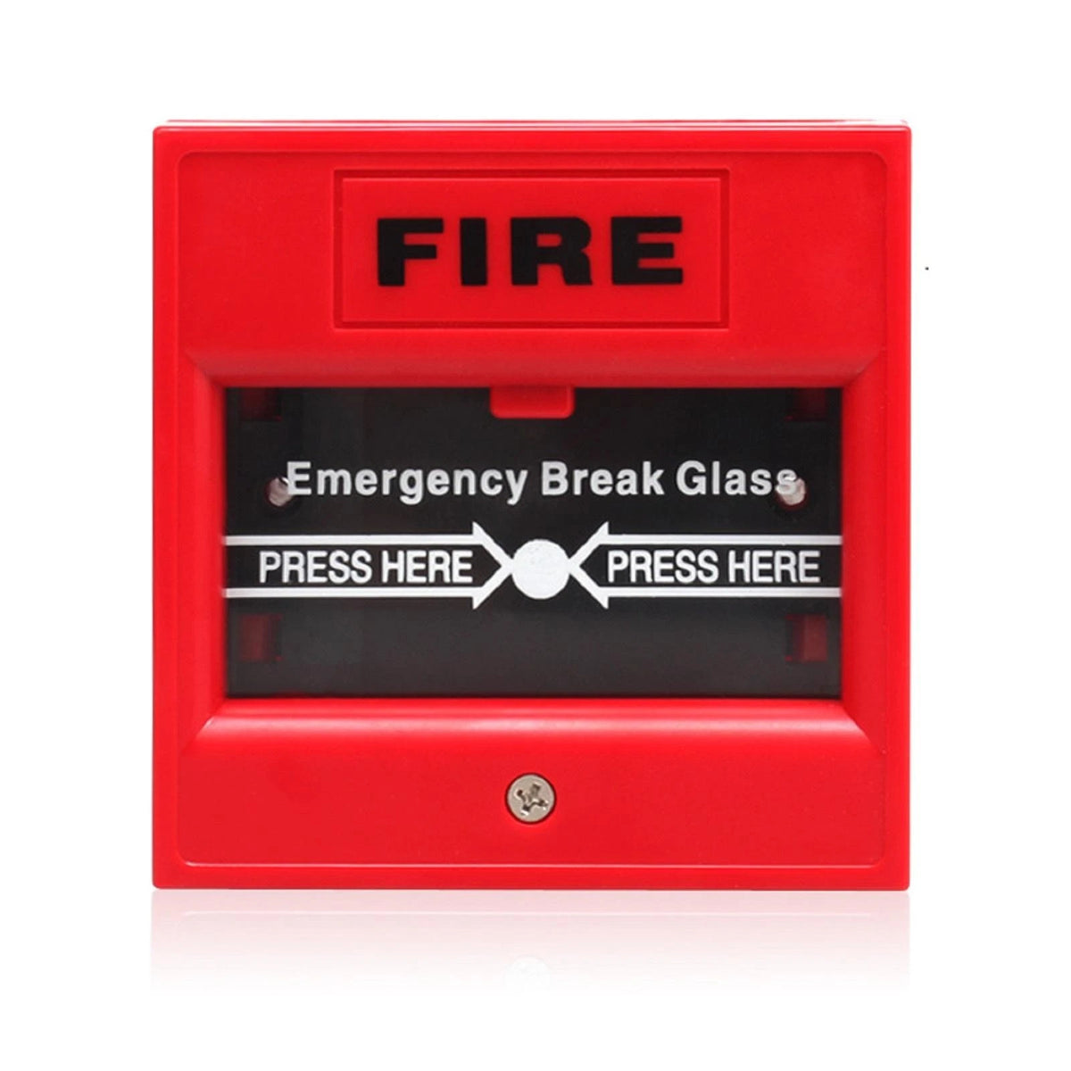 Emergency Button Glass Exit Switch Kit for Fire Alarm Systems (24-220VDC)