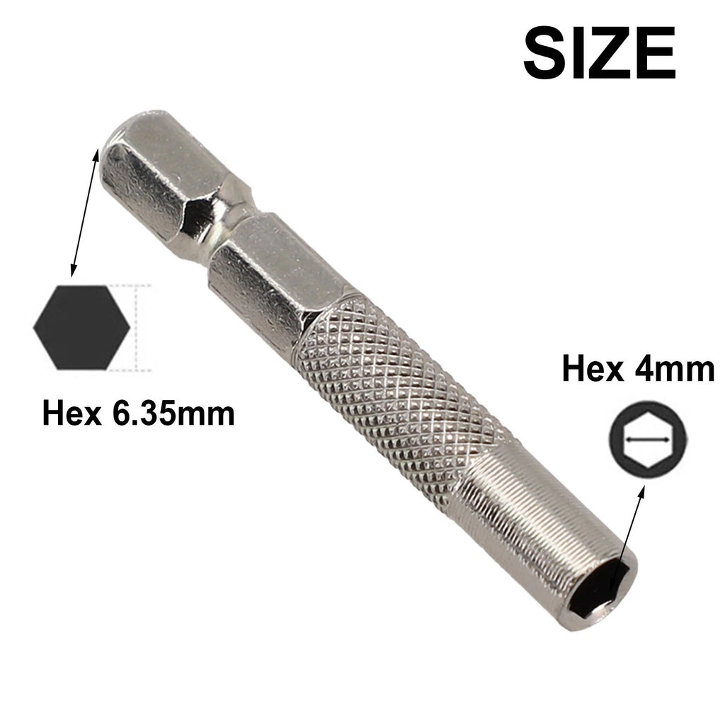 2X Screwdriver Adapter for Electric Screwdriver (Chrome-vanadium Steel)