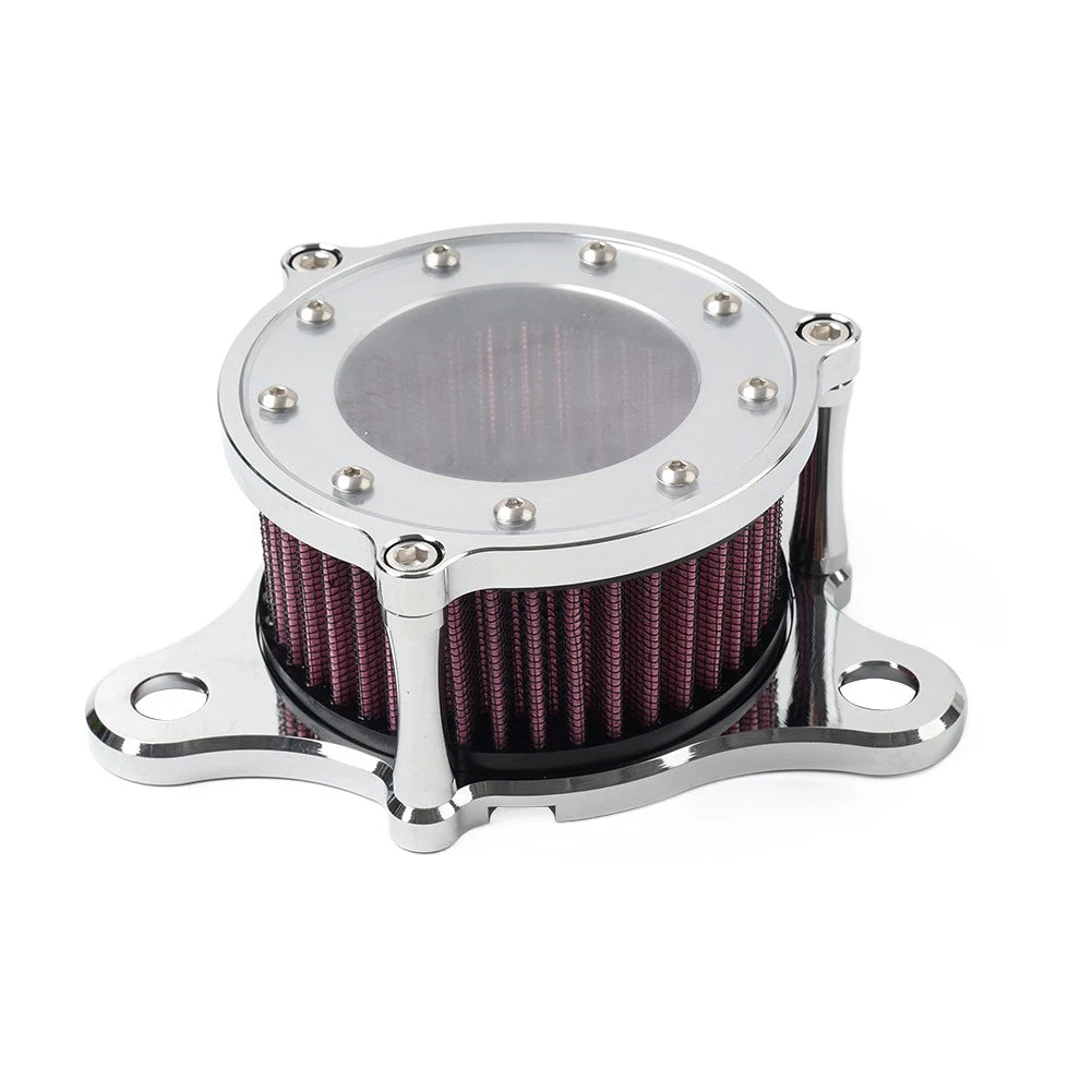 Red Air Cleaner Intake Filter Kit for Harley Sportster 1200 XL883 48 (1991–2021)
