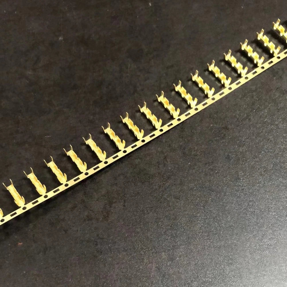 200pcs Brass Crimp Terminals 453U Type for Wire (05MM 15mm²)