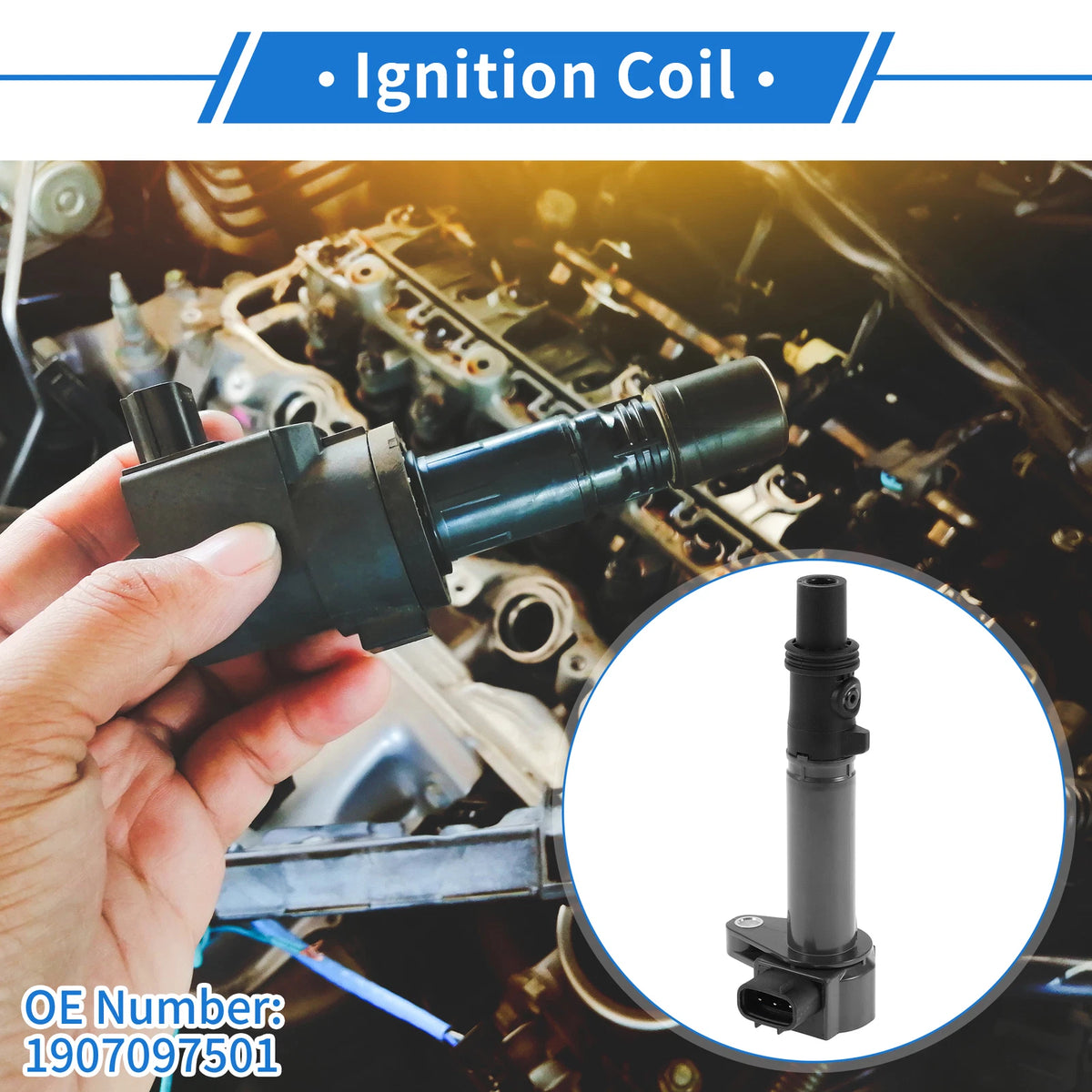 Ignition Coil Pack No.1907097501 for Daihatsu Hijet LCV (2014–2020)