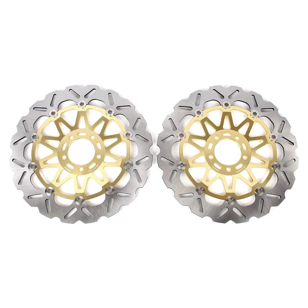2X Front Brake Disc Rotors for Kawasaki ZZR1200 (2002–2005) & Ninja ZX12R (2000–2003)