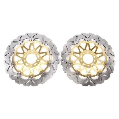 2X Front Brake Disc Rotors for Kawasaki ZZR1200 (2002–2005) & Ninja ZX12R (2000–2003)