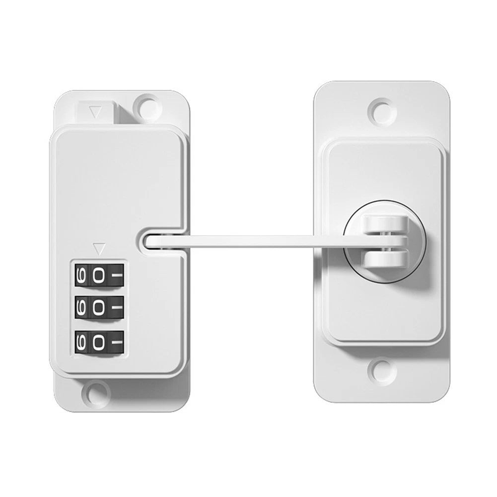 Combination Fridge Lock for Cabinets and Drawers (No Drilling)